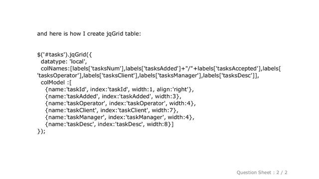 jQuery : jqGrid horizontal scrollbar смотреть онлайн