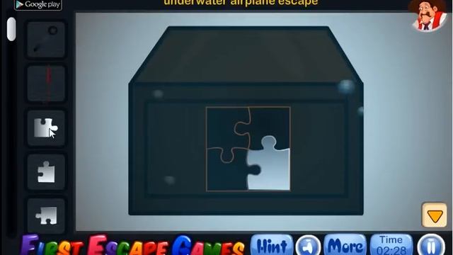 Underwater Airplane Escape Walkthrough - First Escape Games смотреть онлайн
