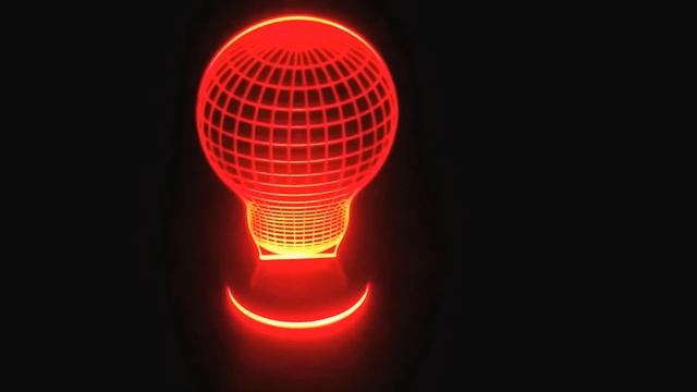 3D светильник смотреть онлайн