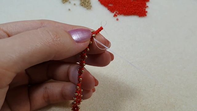 Chenille Stitch/flat chenille stitch/Beaded bracelet/Diy bracelet/Браслет из бисера/Как сделать смотреть онлайн