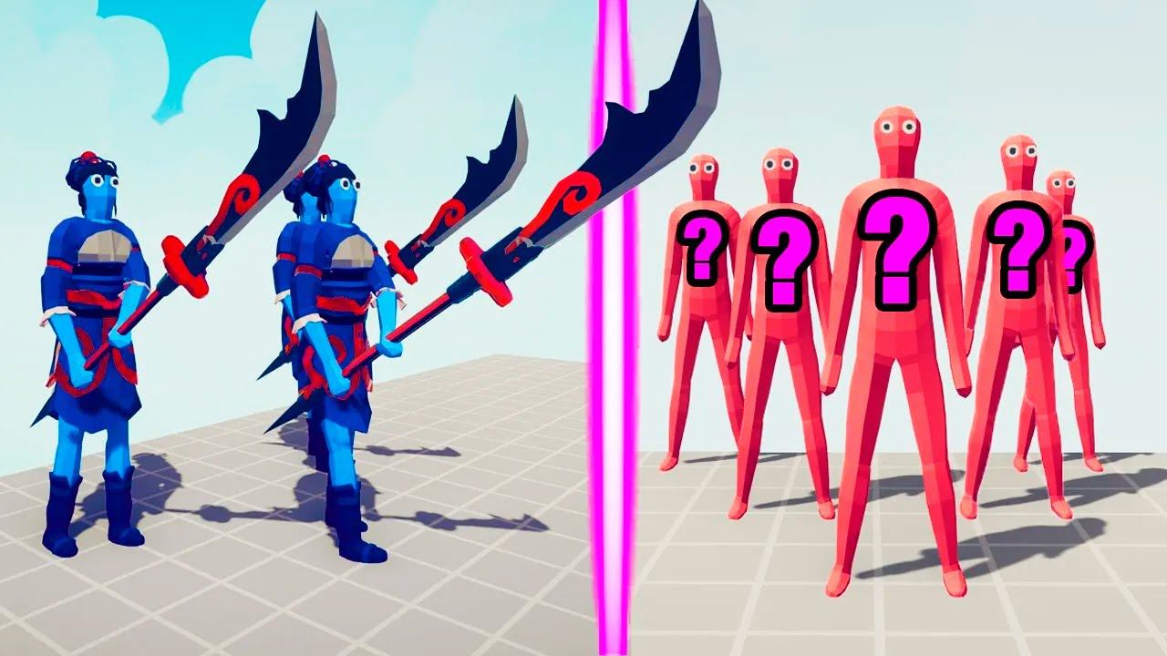 LADY RED JADE TEAM vs RANDOM TEAM | TABS - Totally Accurate Battle Simulator смотреть онлайн