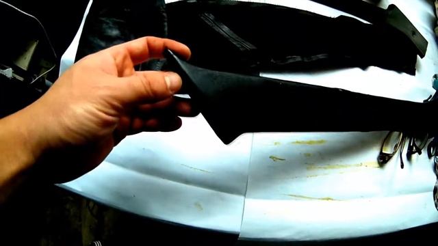 Как детали салона (пластик) перетянуть кожей, краткий курс смотреть онлайн