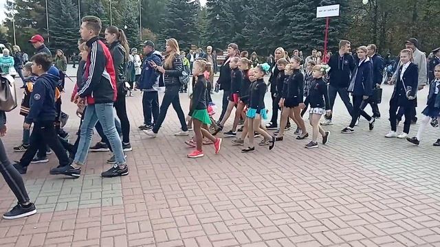 День города Кстово.Шествие спортивных коллективов. смотреть онлайн