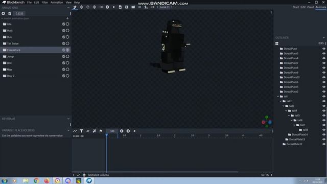 Godzilla Model Showcase (BlockBench) смотреть онлайн
