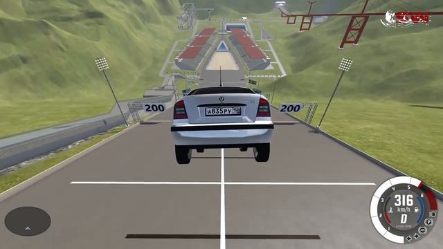 Skoda Octavia BeamNG Drive Crash смотреть онлайн