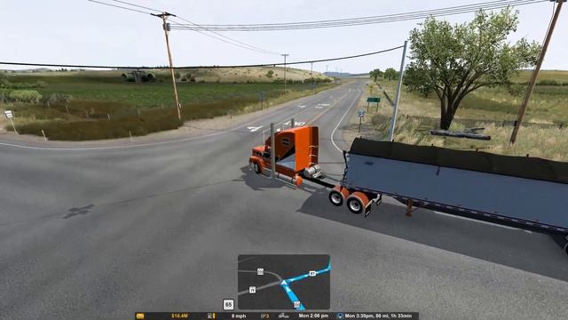 *New Free Detroit 60*Freightliner FLD*Gravel Haul from Lewistown to Billings 8K/PNG/JBX2 ATS 4K 1.4 смотреть онлайн