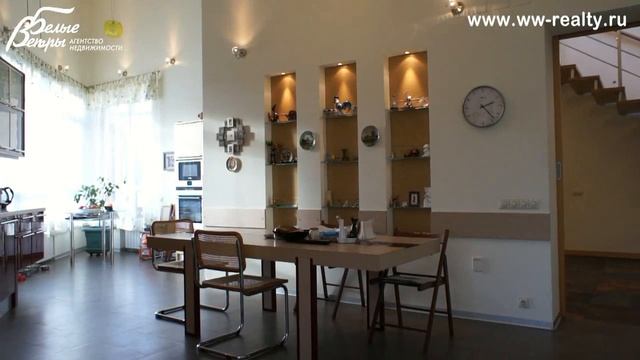 Дом в стиле хайтек в поселке Ваутутинки на Калужском шоссе, 503 м2 на участке 45 соток смотреть онлайн