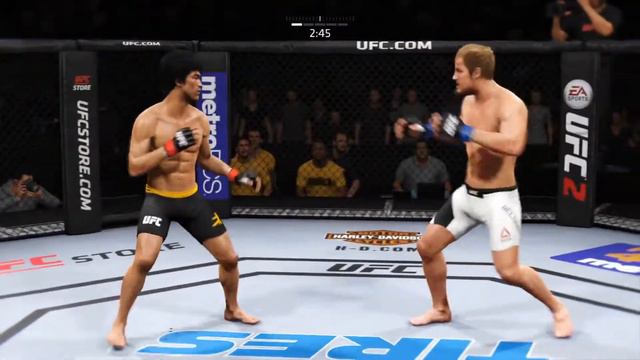 EA SPORTS™ UFC® 2 Bruce Lee vs Gunnar Nelson | No HUD | Be Water My Friend смотреть онлайн