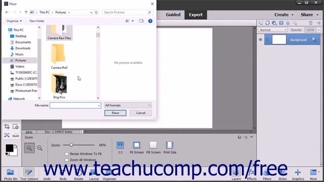Photoshop Elements 15 Tutorial Placing Files Adobe Training смотреть онлайн