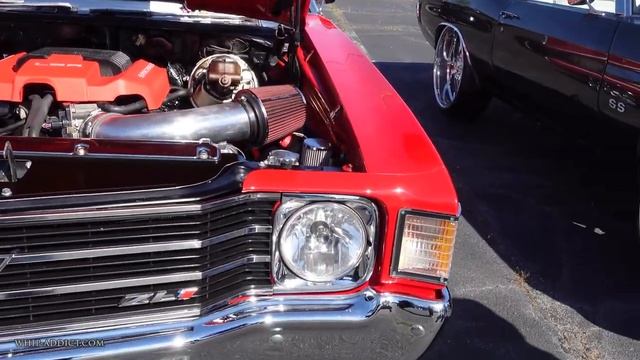 Heavy Chevy 71' Malibu Chevelle Convertible got A NEW Motor! Smashin On 24s! WhipAddict смотреть онлайн