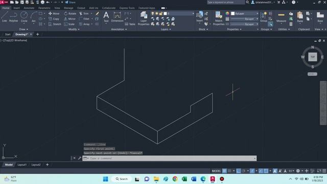 AutoCAD 3D Isometric Drawing | Exercise 1 | TechTutorials смотреть онлайн