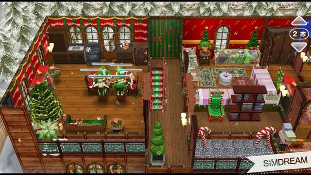 The Sims Freeplay - Santa's house and workshop (Original design) смотреть онлайн