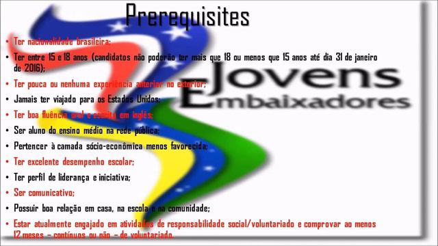 #Jovens Embaixadores 02 - Pré-requisitos смотреть онлайн