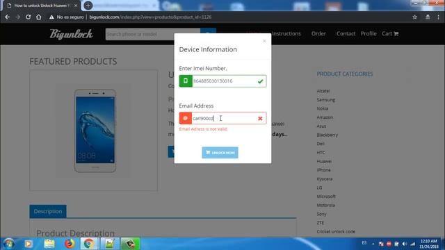 How to unlock huawei y7 by imei - All carrier смотреть онлайн