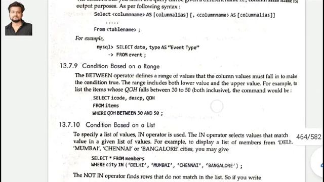 My SQL(Revision Tour) || Python || Class 12 || Lecture 1 смотреть онлайн