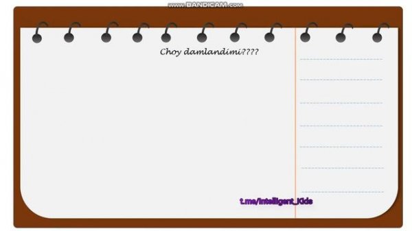 Bolalar uchun algoritm darsi