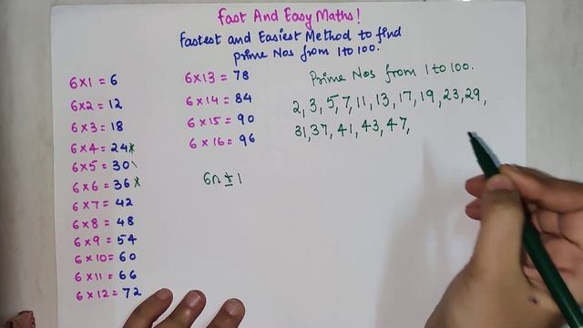 Fastest method to find Prime numbers from 1 to 100 смотреть онлайн