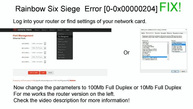 Tom Clancy's Rainbow Six Siege Error [0-0x00000204] FIX! смотреть онлайн