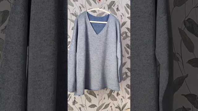 Вязаный пуловер оверсайз с шёлком "Каскад" смотреть онлайн