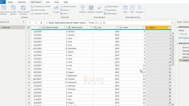 How to Create Index Column Using Power Query in power bi desktop смотреть онлайн