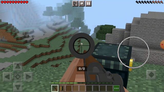 нашёл новый мод на оружие в Minecraft PE? "нашёл изумруд на поверхности???" смотреть онлайн