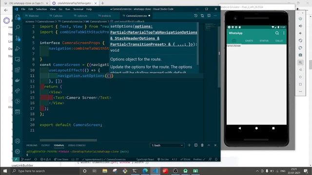 WhatsApp Clone With React Native : [React Native] Part -3 смотреть онлайн