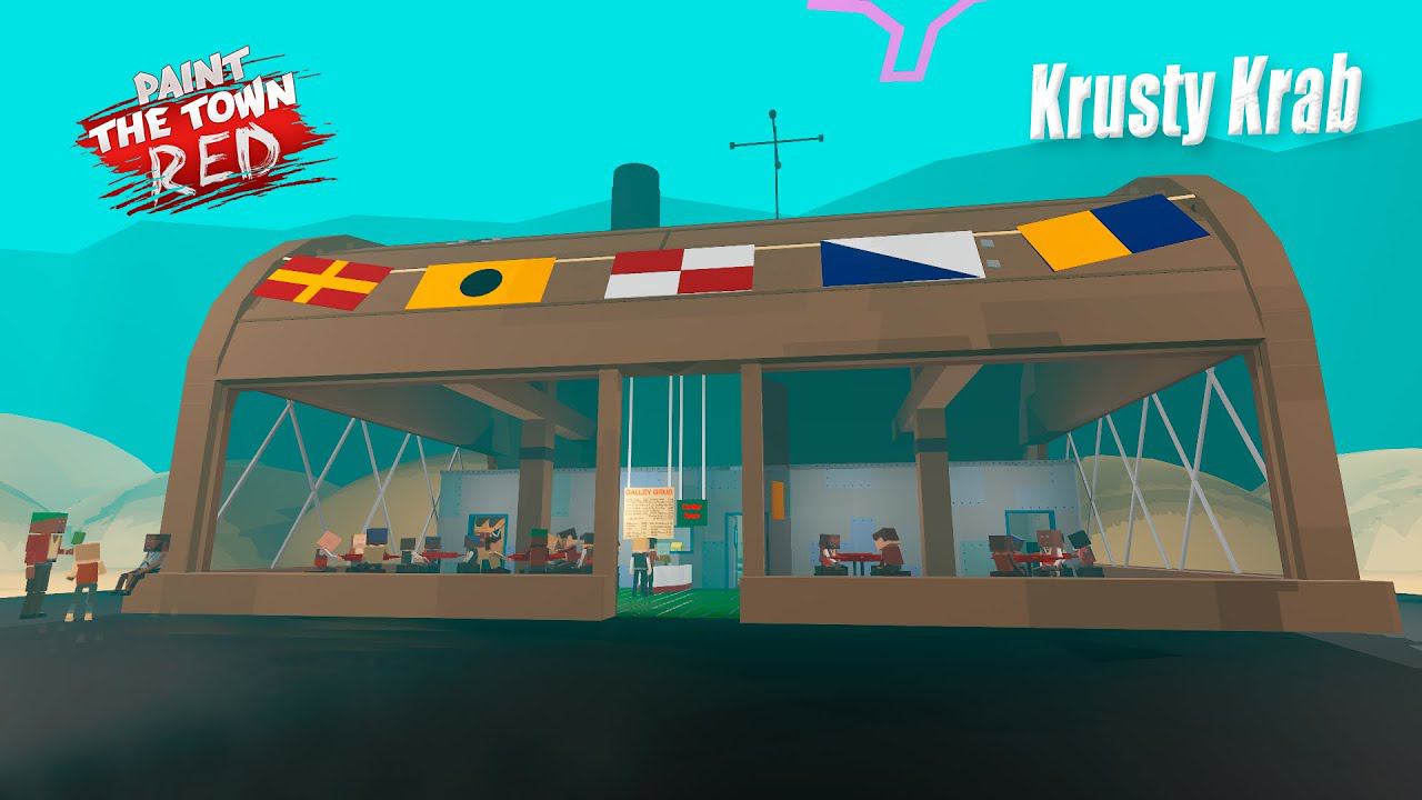 Krusty Krab Map from Spongebob | Paint the Town Red смотреть онлайн