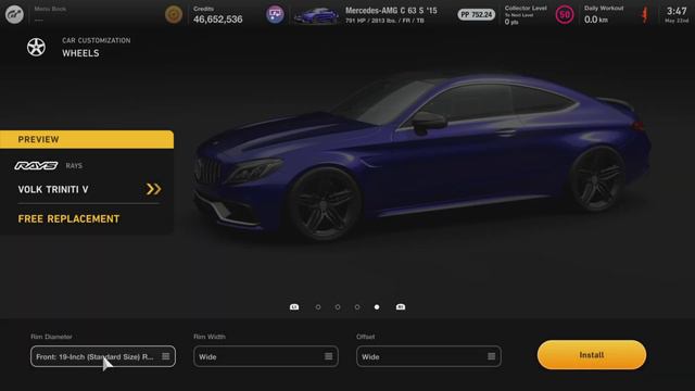 Gran turismo 7 | PS5 | tuning and customization Mercedes-AMG C63 S 15' смотреть онлайн