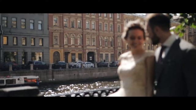 Летняя романтическая свадьба Алины и Андрея в Санкт-Петербурге