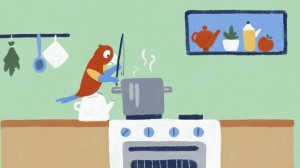 МУЛЬТИК ДЛЯ МАЛЫШЕЙ - ПОПУГАЙ И СОСИСКА - ПОПУГАЙ ЛОВИТ СОСИСКИ МУЛЬТФИЛЬМ