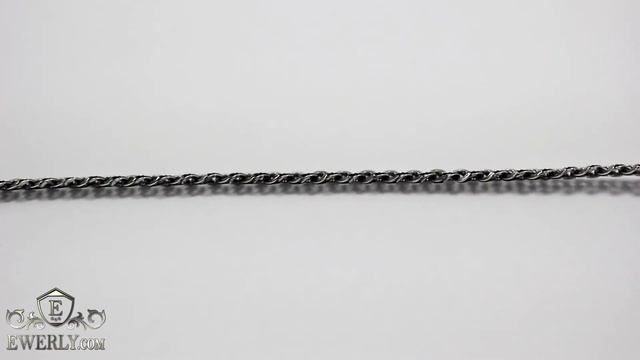 Серебряная цепочка на шею женская - плетение Фонари. смотреть онлайн