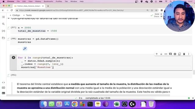 Estadística con Python ? #24 - Teorema del Límite Central смотреть онлайн