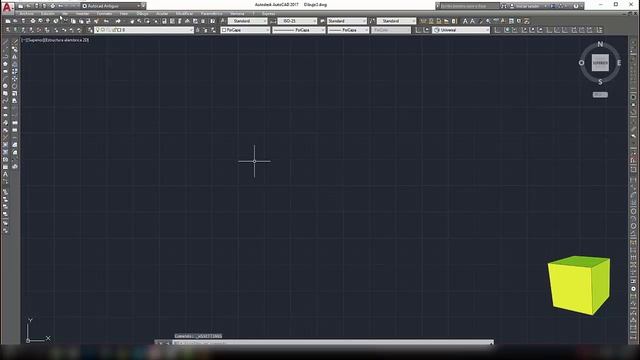 23 - Crear y modificar los espacios de trabajo en Autocad 2017 смотреть онлайн