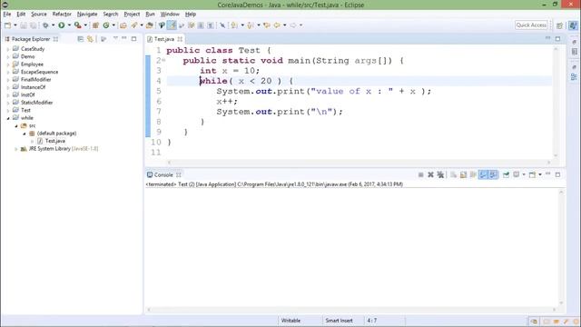 Java - While Loop смотреть онлайн