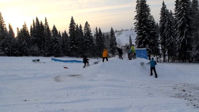 KOSKOVO SNOWPARK the SPARTA строительство волны 2014 смотреть онлайн