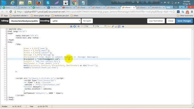 How to change email address in mail.php смотреть онлайн