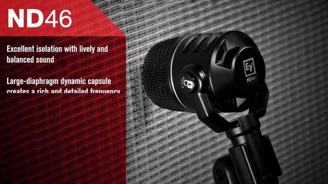 ND46 Dynamic Supercardioid Instrument Microphone смотреть онлайн