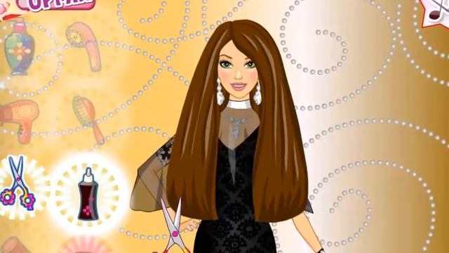 Вечерние прически - игра для девочек смотреть онлайн