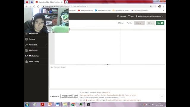 EXAMEN FINAL(PART.1)--CI-IVB-AOlortegui DIURNO →【Oracle Live】 смотреть онлайн