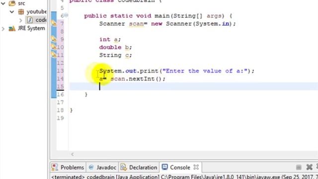 Core Java Programming 2017 Scanning Data From User #5 смотреть онлайн