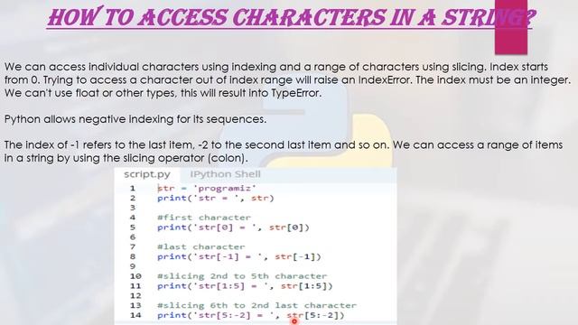 Python Strings смотреть онлайн