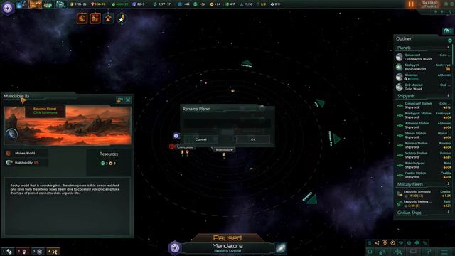 Stellaris The Galactic Republic Episode 9: Working Out The Fleet смотреть онлайн