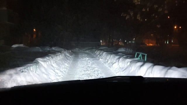 LED лампы в обычные фары.