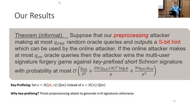 On the Multi-User Security of Short Schnorr Signatures with Preprocessing смотреть онлайн