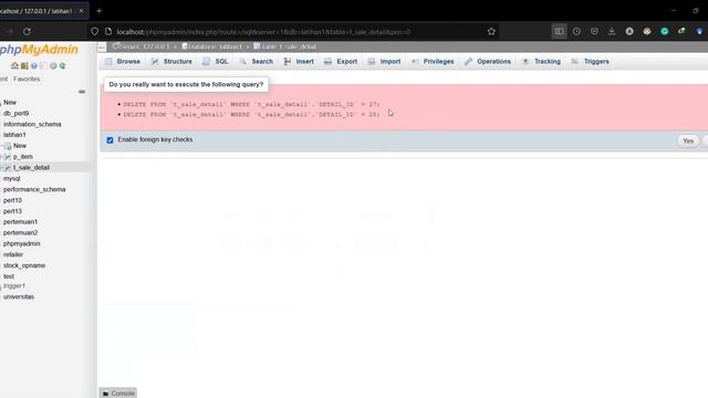 Percobaan membuat tabel, foreign key, trigger di localhost phpmyadmin dan terminal XAMPP mysql смотреть онлайн