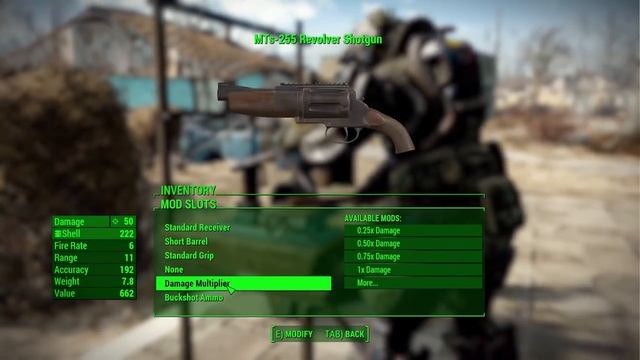 Fallout 4 Mods - MTs-255 Revolver Shotgun