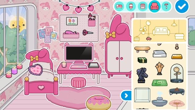 Opposite Twin Challenge - Bedroom Design ?? Toca Life World *free to use bedroom designs* смотреть онлайн