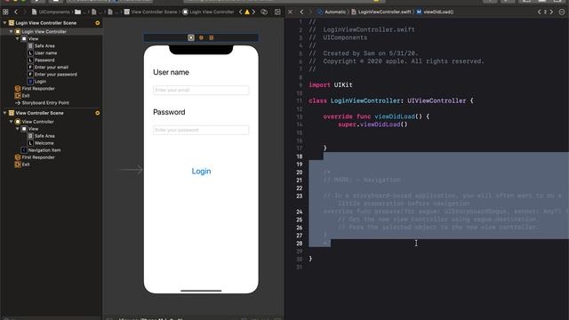 iOS login app in Tamil | Learn iOS app development | IBOutlet & IBAction | UISegue | தமிழில் смотреть онлайн