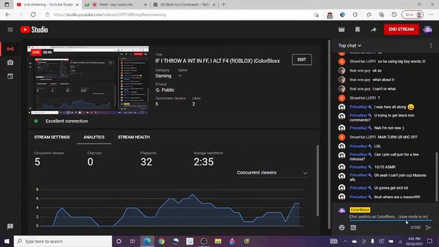 IF I THROW A INT IN FF, I ALT F4 (ROBLOX) |ColorBloxx смотреть онлайн