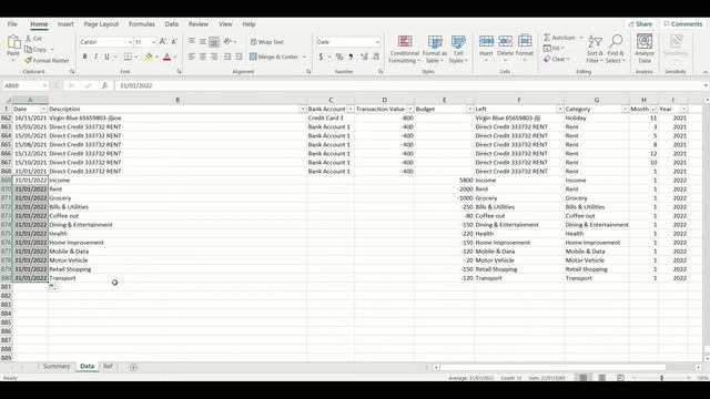 Budget and Track Expenses in Excel AUTOMATICALLY and FREE ?#5 смотреть онлайн